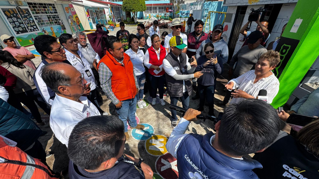 Activan apoyo en Tlacotepec por fuerte granizada