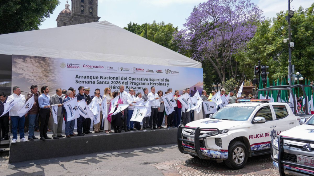 Blindan Puebla en Semana Santa: lanzan operativo “Vacaciones Seguras 2026”