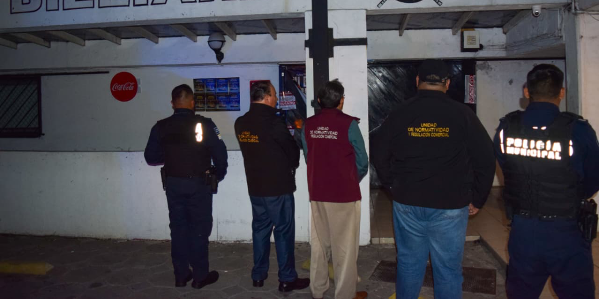 Refuerza gobierno de Pepe Chedraui el orden con clausura de cinco bares en la zona de CU