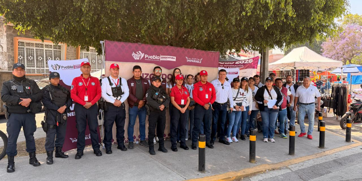 Gobierno de Pepe Chedraui refuerza orden y seguridad durante actividades de Semana Santa en Puebla