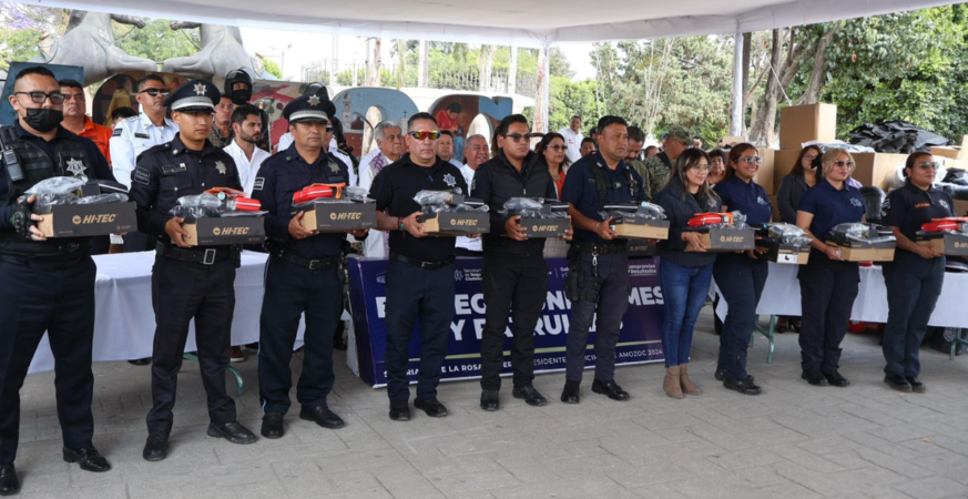 SE REFUERZA Y SE MANTIENE ACTIVO OPERATIVO DE SEMANA SANTA EN AMOZOC