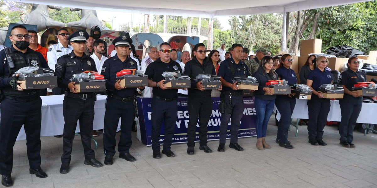 SE REFUERZA Y SE MANTIENE ACTIVO OPERATIVO DE SEMANA SANTA EN AMOZOC