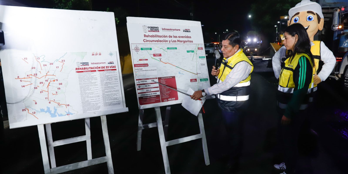 REHABILITACIÓN DE AVENIDA MARGARITAS AVANZA 67%; GOBIERNO ESTATAL MEJORA MOVILIDAD URBANA