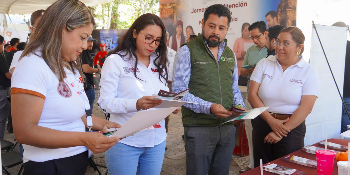 ACERCAN SERVICIOS Y REFUERZAN LA SEGURIDAD EN JORNADA CIUDADANA EN TEXMELUCAN