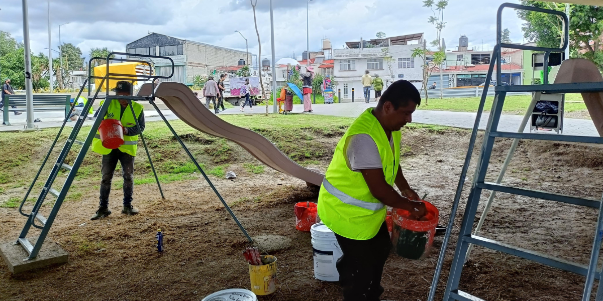 Fortalece Gobierno de Pepe Chedraui mantenimiento al mobiliario urbano para espacios dignos