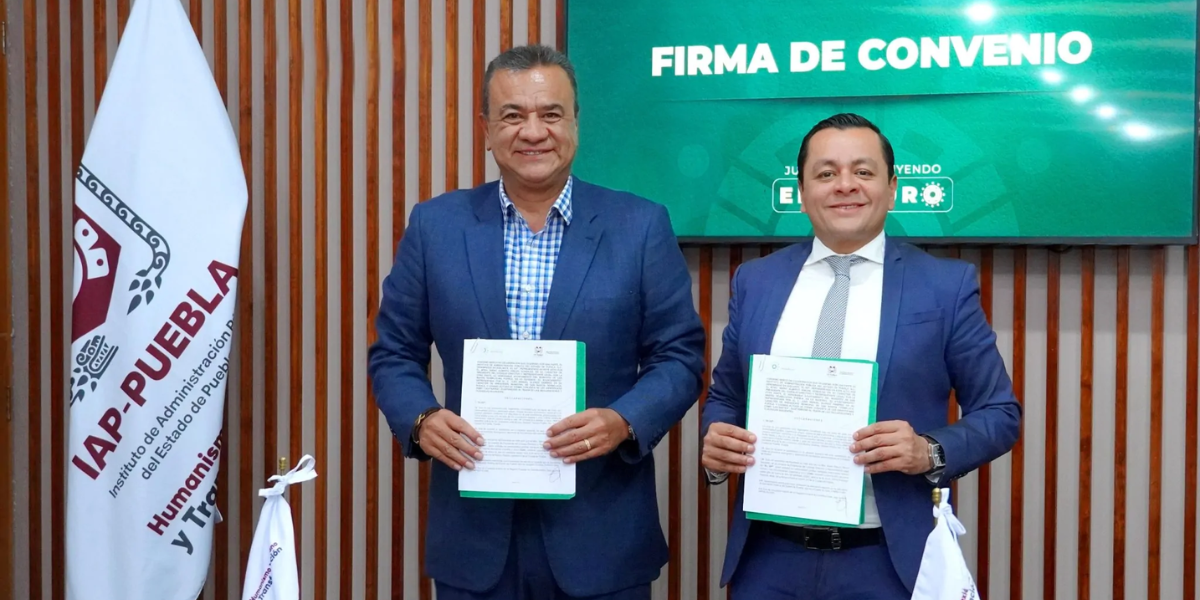 Texmelucan fortalece su gobierno: firman convenio clave con IAP