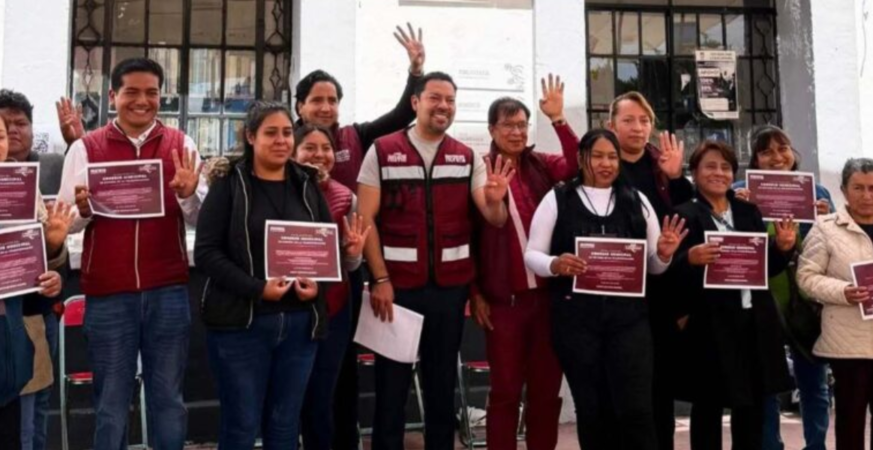 Andrés Villegas lidera instalación de Consejos Municipales de Morena en Juan C. Bonilla y Atzitzihuacán