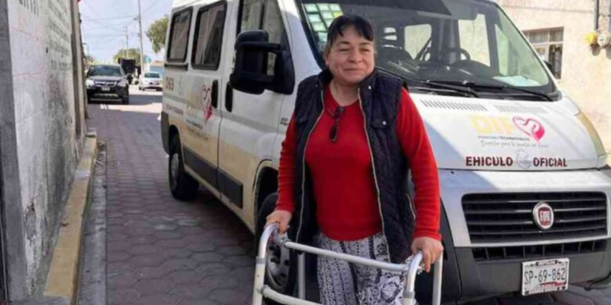 SMDIF Tecamachalco mantiene traslados gratuitos permanentes para pacientes en rehabilitación