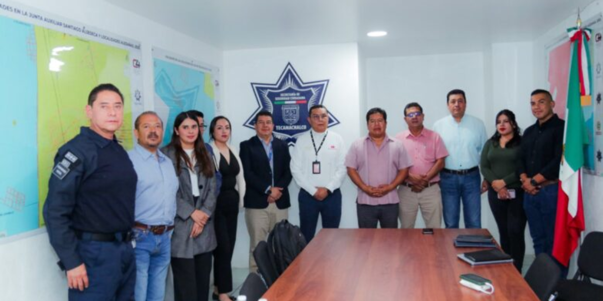 Tecamachalco refuerza seguridad bancaria en coordinación con SEPROBAN
