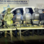 Fuerzas de seguridad logran aseguramiento de armamento de alto calibre