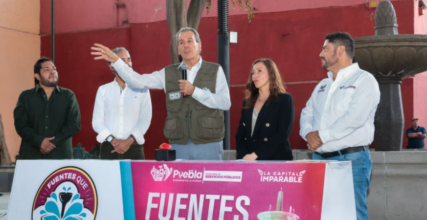 Avanza Gobierno de la Ciudad con la estrategia “Fuentes que Brillan”