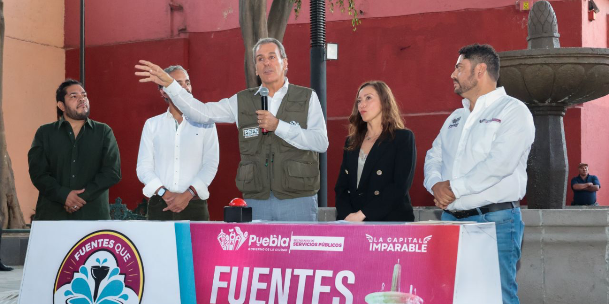 Avanza Gobierno de la Ciudad con la estrategia “Fuentes que Brillan”