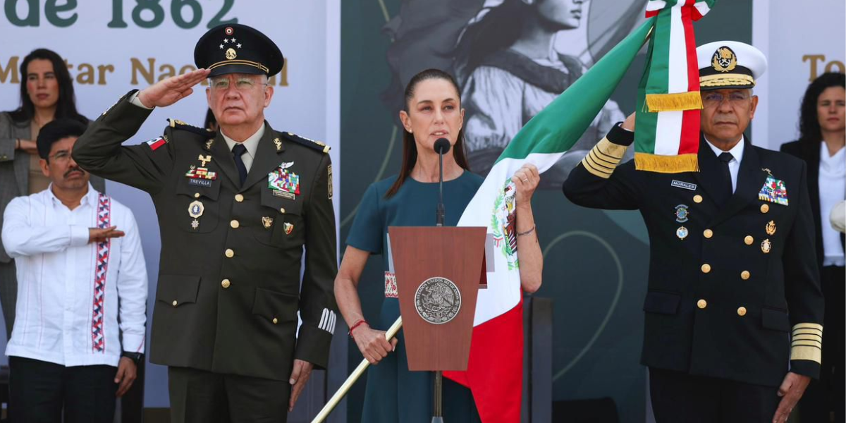 Ninguna potencia extranjera nos va a decir como gobernar: Claudia Sheimbaum durante la conmemoración de la Batalla de Puebla