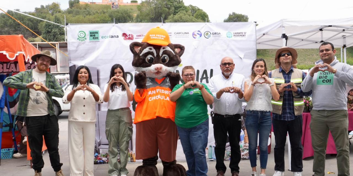 GOBIERNO DE TONANTZIN FERNÁNDEZ IMPULSA RECICLAJE Y DEFENSA DEL MEDIO AMBIENTE EN CHOLULA
