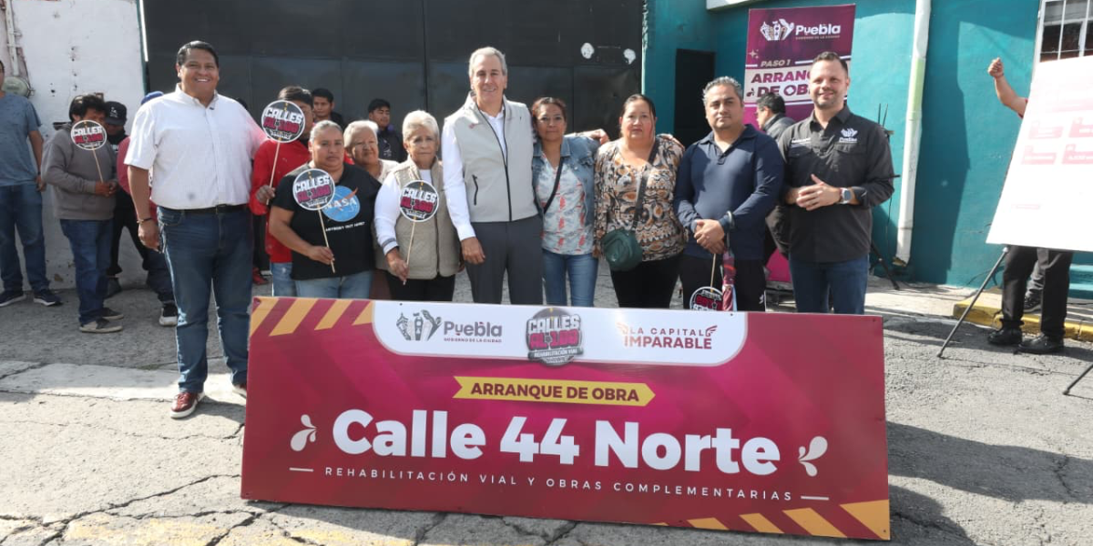 Encabeza Pepe Chedraui trabajos de rehabilitación vial en la colonia San Luis Gonzaga