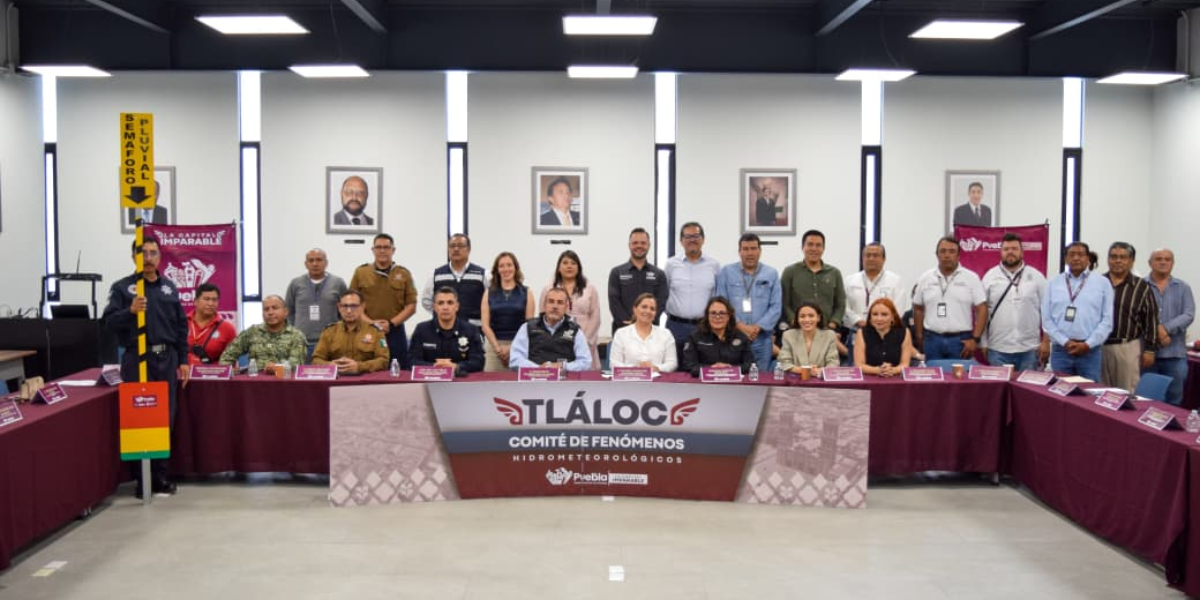 Gobierno de Pepe Chedraui intensifica estrategia preventiva en temporada de lluvias con el Comité “Tláloc”