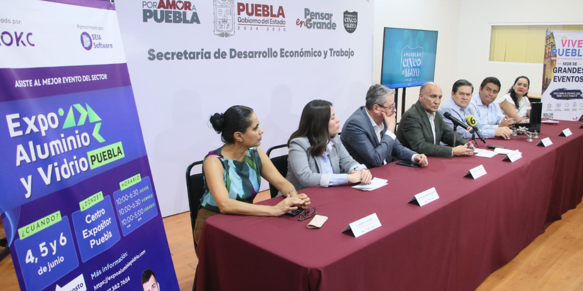 Puebla será sede nacional de la industria del aluminio y vidrio