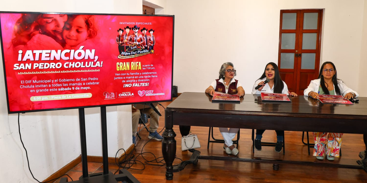 Tonantzin Fernández presenta festejo para celebrar a las mamás de San Pedro Cholula