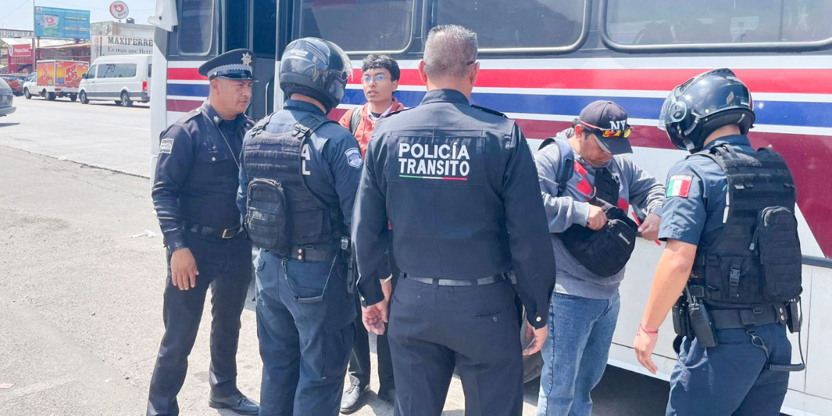 En Amozoc continúa el operativo “Pasajero Seguro”