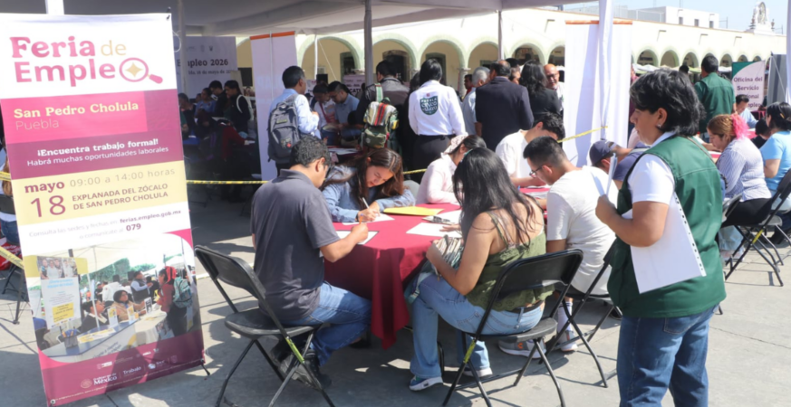 Gobierno estatal acercó mil 700 vacantes de trabajo a Cholula