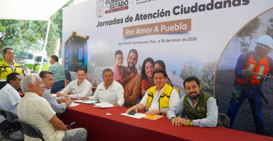IMPULSAN CONECTIVIDAD E INFRAESTRUCTURA EN TEXMELUCAN CON JORNADA “POR AMOR A PUEBLA”