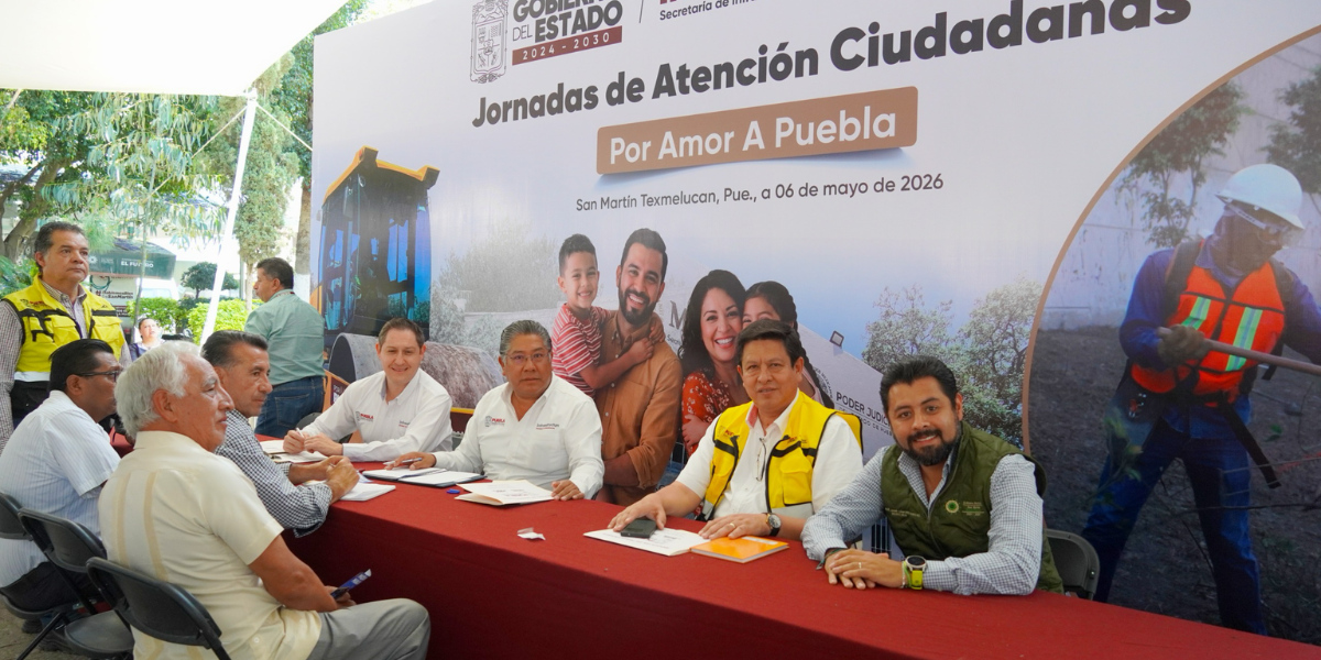 IMPULSAN CONECTIVIDAD E INFRAESTRUCTURA EN TEXMELUCAN CON JORNADA “POR AMOR A PUEBLA”