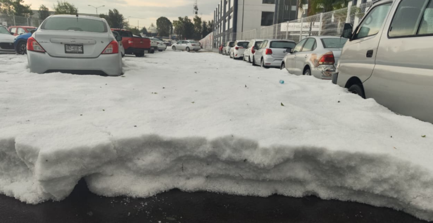 Granizada paraliza zona de estadios; activan protocolos de emergencia