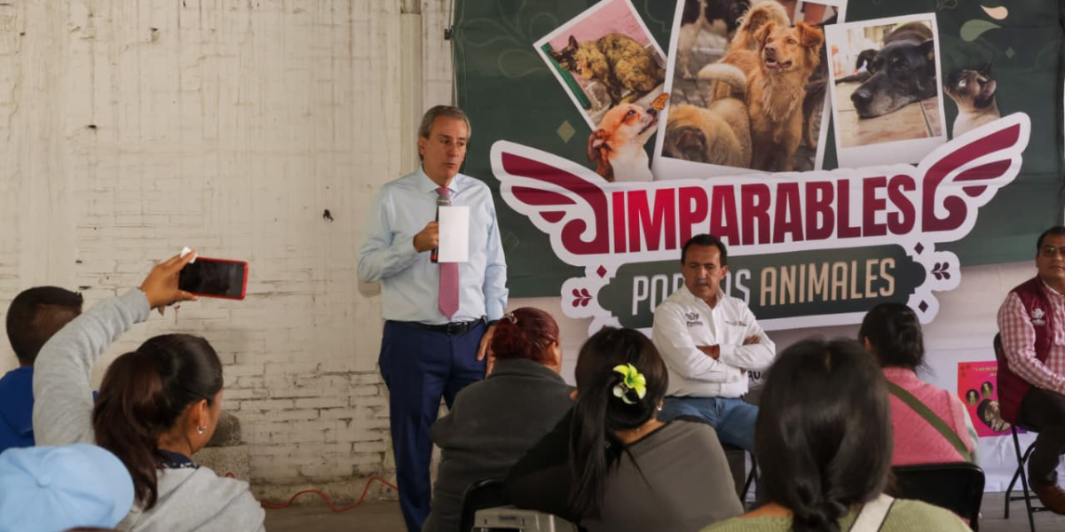 Pepe Chedraui acerca servicios gratuitos de bienestar animal a San Pablo Xochimehuacan