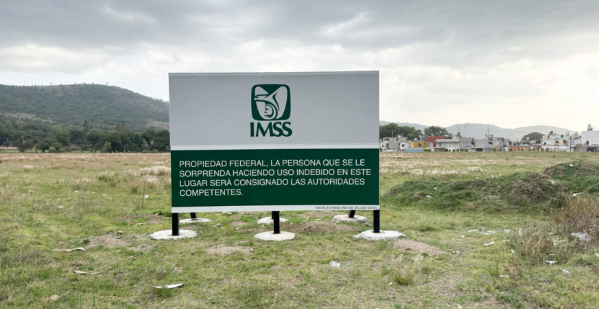 Inician trabajos topográficos en predio destinado para la construcción del Hospital del IMSS en Amozoc.