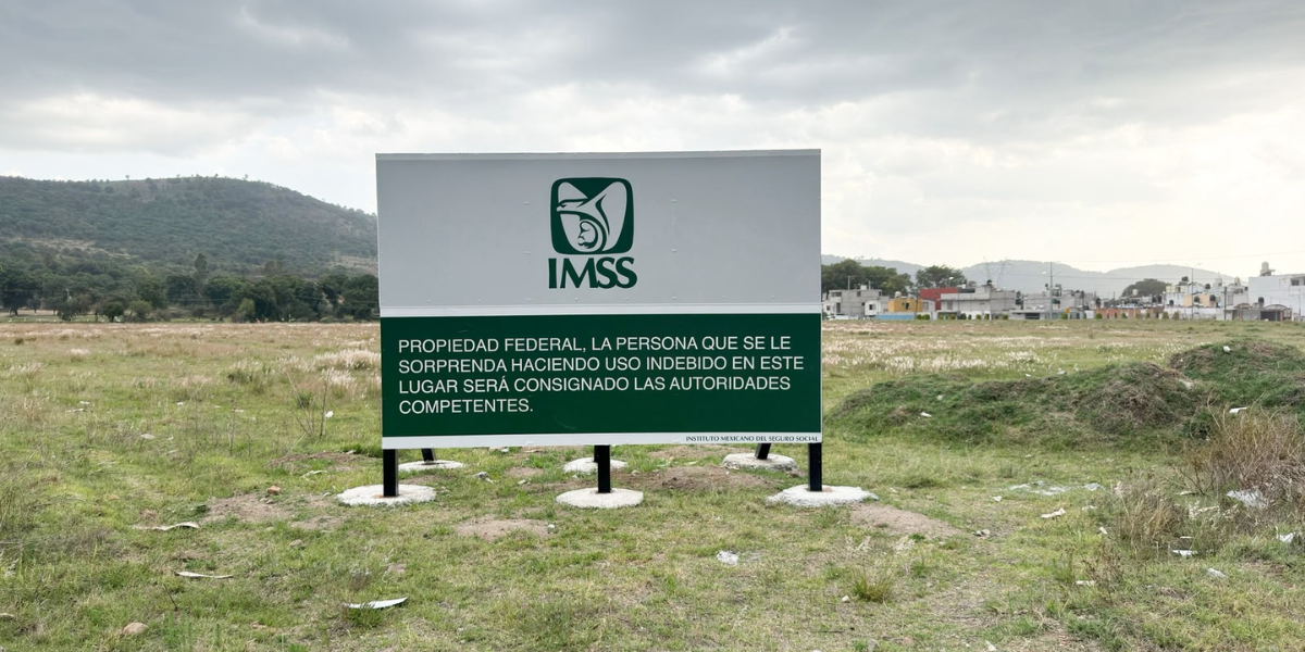 Inician trabajos topográficos en predio destinado para la construcción del Hospital del IMSS en Amozoc.