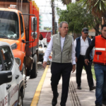 Supervisa Pepe Chedraui trabajos del programa “BacheAndo” Puebla en Villa Posadas