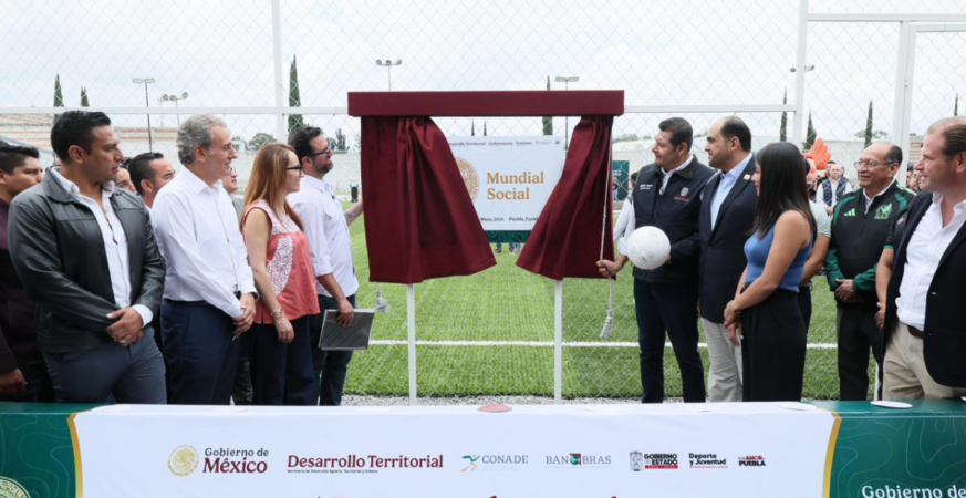CONSOLIDAN GOBIERNO FEDERAL Y ESTATAL, ESPACIOS DEPORTIVOS COMO MOTOR DE BIENESTAR