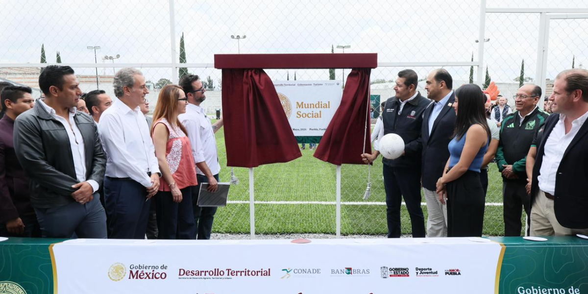 CONSOLIDAN GOBIERNO FEDERAL Y ESTATAL, ESPACIOS DEPORTIVOS COMO MOTOR DE BIENESTAR