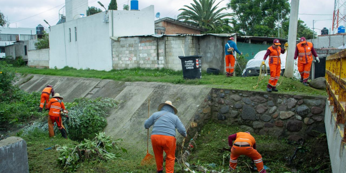 Gobierno de Pepe Chedraui fortalece acciones preventivas en San Jerónimo Caleras ante temporada de lluvias
