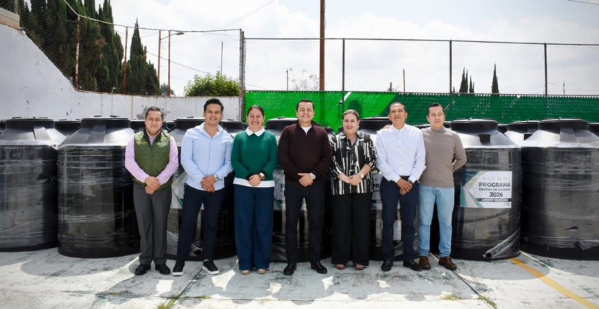 AVANZA “CADENA DE VIVIENDA 2026”: GOBIERNO DE TEXMELUCAN BENEFICIA A 500 HOGARES CON ENTREGA DE TINACOS