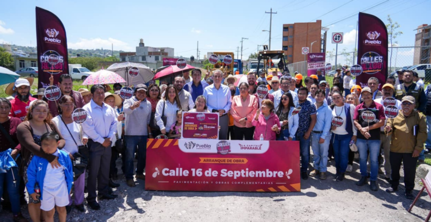 #CallesAl100 transforma Santo Tomás Chautla con más pavimentación: Pepe Chedraui