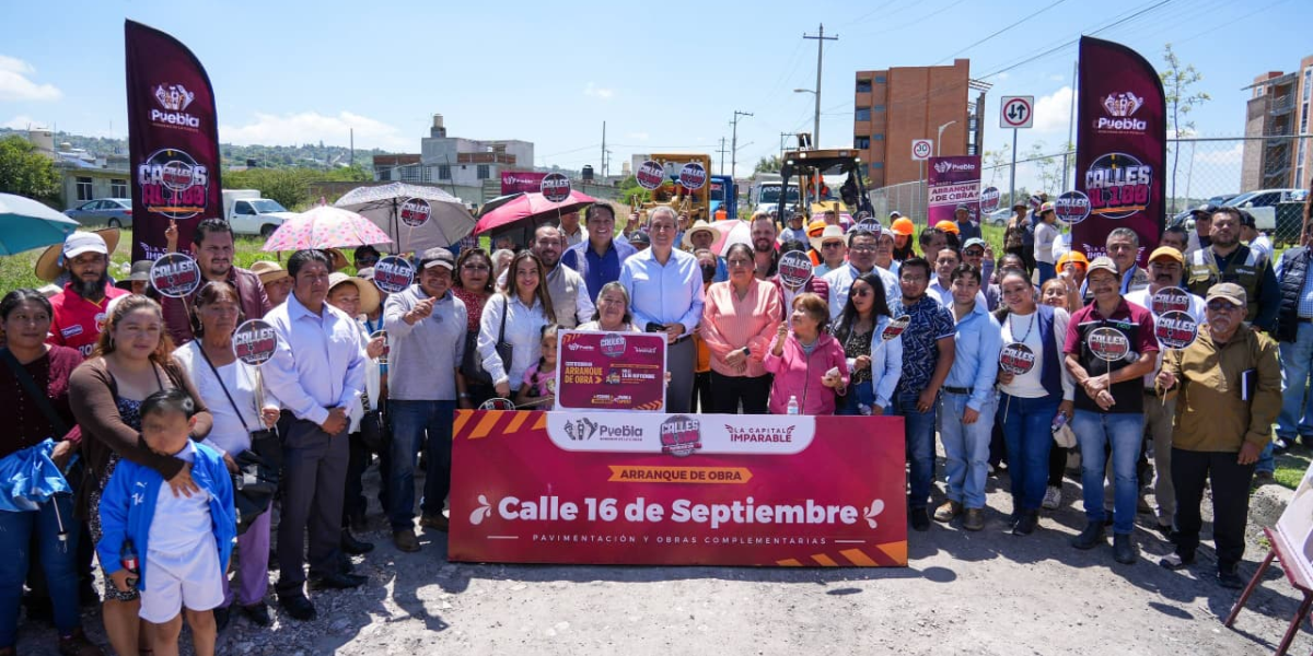 #CallesAl100 transforma Santo Tomás Chautla con más pavimentación: Pepe Chedraui