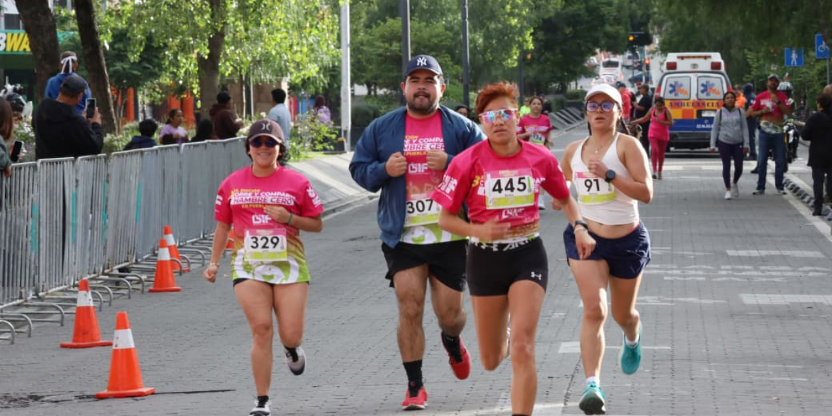 Puebla corre contra el hambre: Pepe Chedraui y Banco de Alimentos reúnen a miles en la carrera "Corre y Comparte 2026"