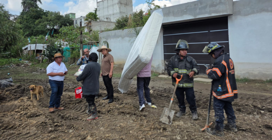 GOBIERNO MUNICIPAL DE AMOZOC ATIENDE DE MANERA INMEDIATA AFECTACIONES POR LAS FUERTES LLUVIAS REGISTRADAS EN CHACHAPA