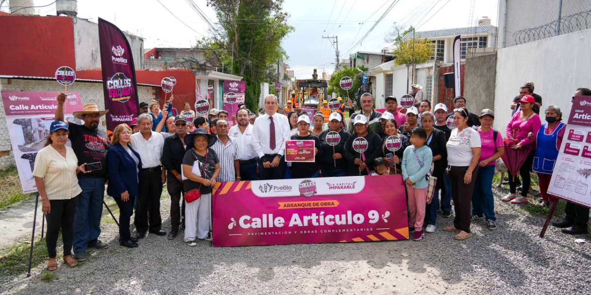 Arranca Pepe Chedraui obras de pavimentación en la colonia Ampliación Constitución Mexicana