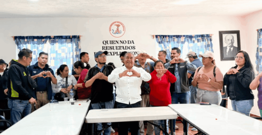 Atiende Severiano de la Rosa a colonias Antorchistas de Amozoc mediante diálogo y trabajo coordinado