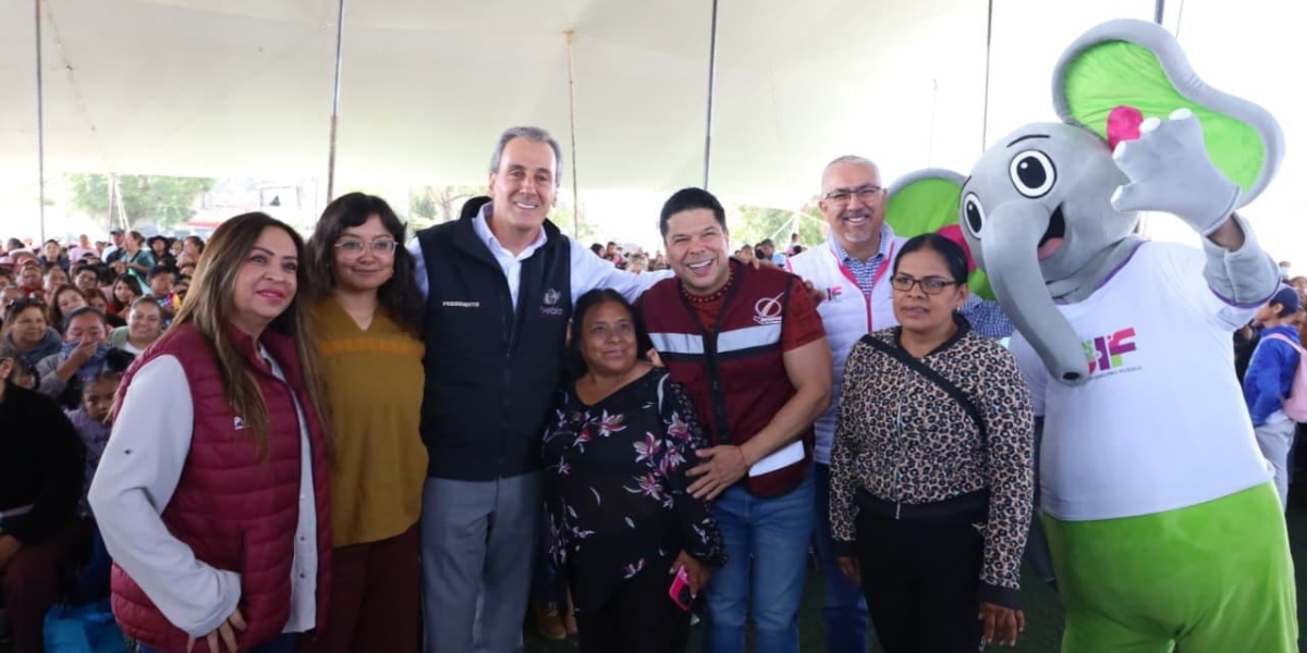 A través del DIF Puebla Capital, entrega Pepe Chedraui más de 4 mil despensas en La Resurrección