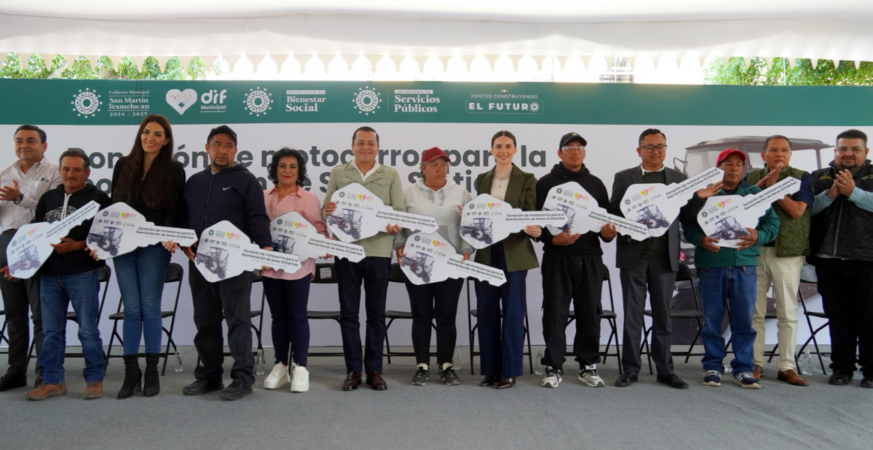 Texmelucan dice adiós a la tracción animal con 50 mototractores: Juan Manuel Alonso