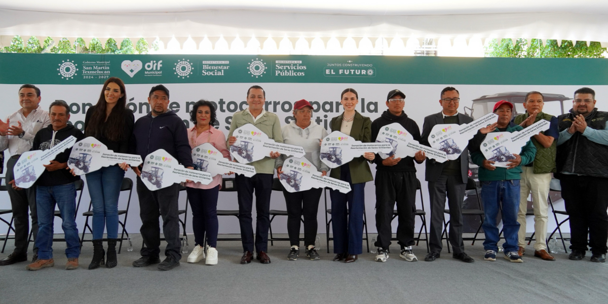Texmelucan dice adiós a la tracción animal con 50 mototractores: Juan Manuel Alonso