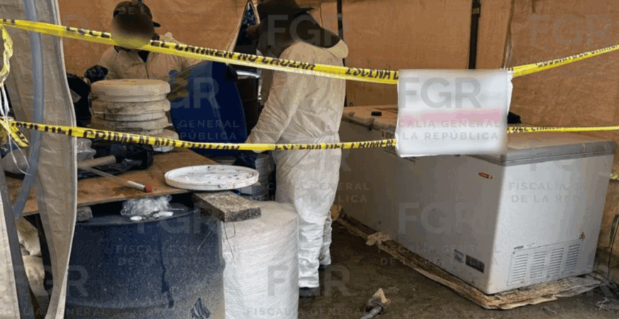 FGR PUEBLA DESTRUYE MÁS DE 9 TONELADAS DE PRECURSORES PARA DROGAS