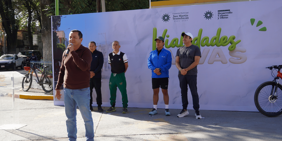 GOBIERNO DE TEXMELUCAN PONE EN MARCHA “VIALIDADES VIVAS” PARA RECUPERAR EL ESPACIO PÚBLICO Y FOMENTAR LA CONVIVENCIA
