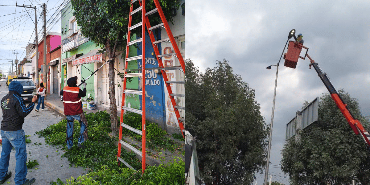 Refuerza Tonantzin Fernández mantenimiento urbano y servicios públicos en San Pedro Cholula