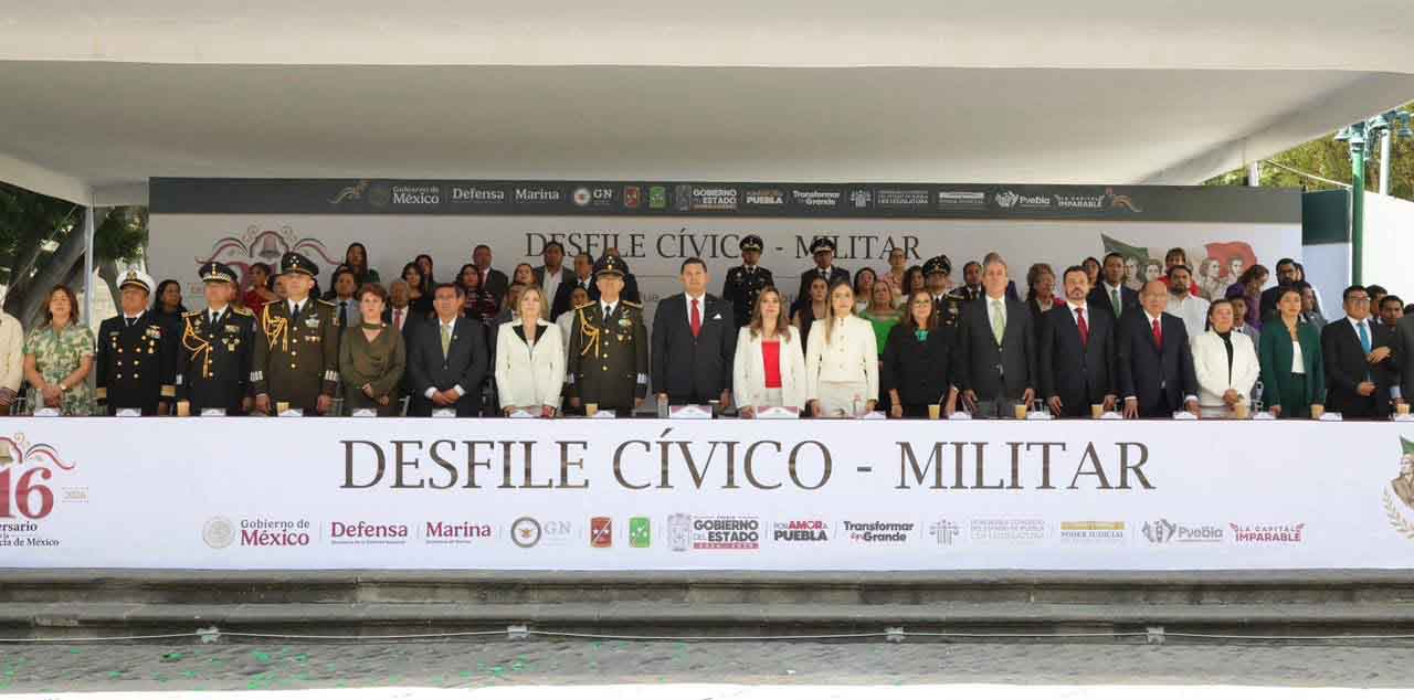 PUEBLA CELEBRA CON ORGULLO NACIONAL EL 216 ANIVERSARIO DE LA INDEPENDENCIA DE MÉXICO