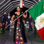 Encabeza Tonantzin Fernández el desfile del 16 de septiembre con más de 6 mil participantes