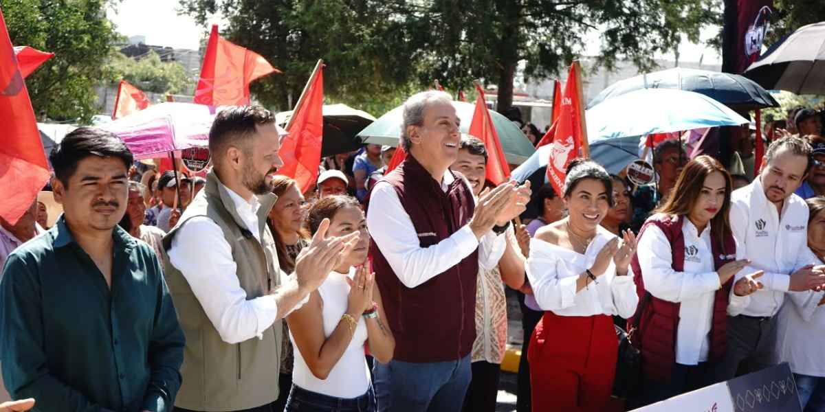 Entrega Pepe Chedraui rehabilitación vial en la colonia Fraternidad Antorchista
